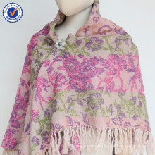 2015 Autumn winter wool flower big size shawl SWW820 ladies winter wool scarf and shawl wholesale